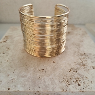 Çoklu görünüm gold bileklik