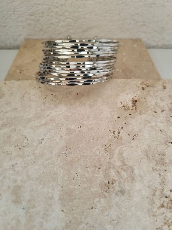 Sıralı silver kelepçe