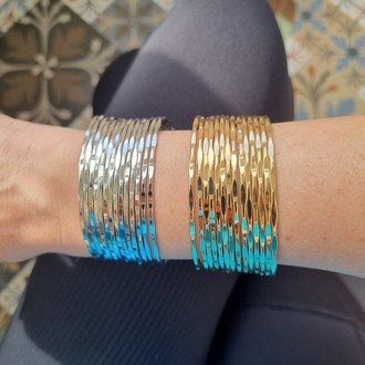 Sıralı silver kelepçe