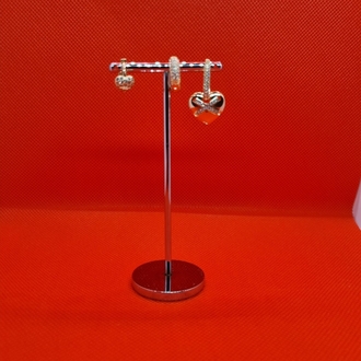 3 lü kalp set küpe